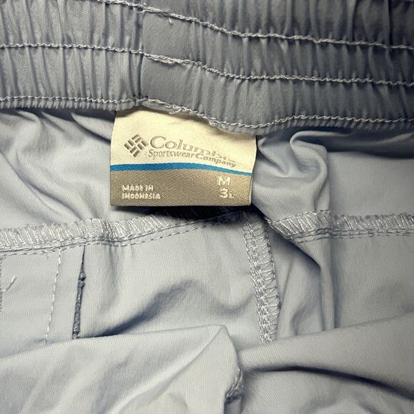 NWT Columbia Women's Boundless Trek Active Shorts - 3” Inseam Size M Light Blue - Picture 3 of 8